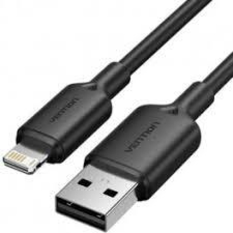 Vention CABLE USB2.0 TO LIGHTNING/2M BLACK LAMBH VENTION
