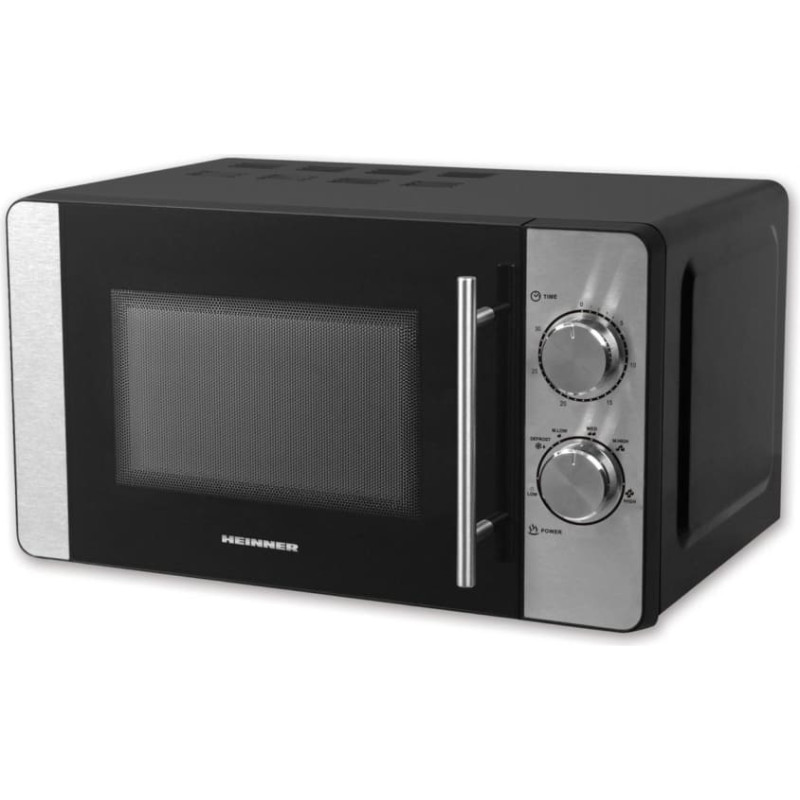 Mikroviļņu krāsns 700W, 20L HMW-20MBKSS HEINNER