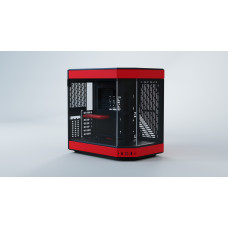 Hyte Y60, tower case (red, tempered glass)