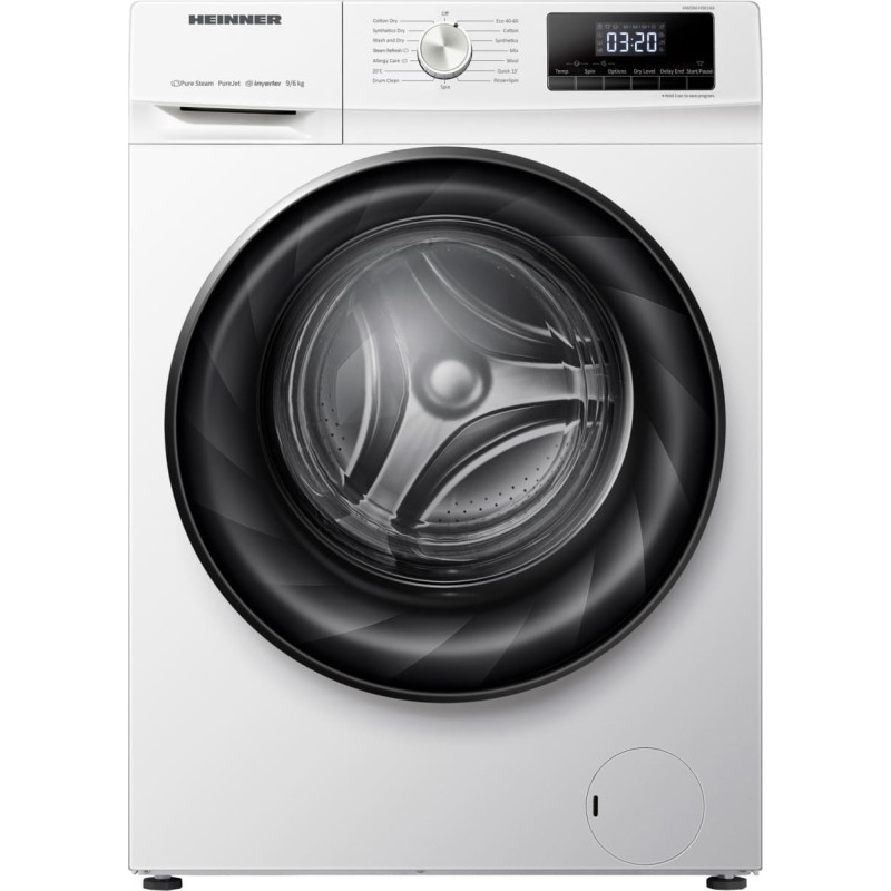 Veļas mazgājamā mašīna, žāvētājs 9/6kg HWDM-H9614A HEINNER