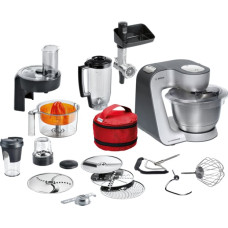 Bosch MUM59S81DE pārtikas pārstrāde 1000 W 3,9 L Melns, Nerūsējo&scaron;s tērauds