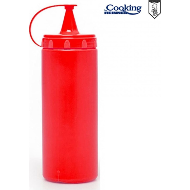 Dozēšanas pudele 700ml, sarkana HR-GMP-0700R HEINNER