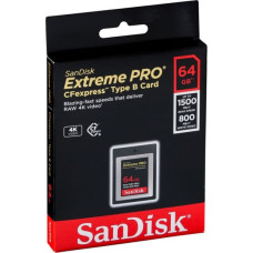 Sandisk CF Express Type 2  64GB Extreme Pro     SDCFE-064G-GN4NN