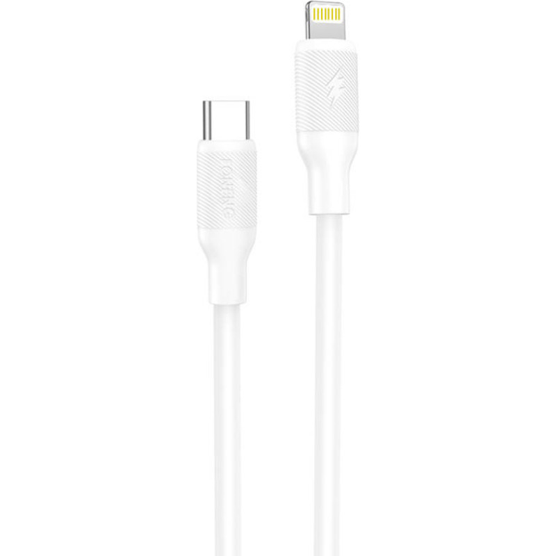 Foneng USB cable for Lightning Foneng X80, 27W, 1m (white)