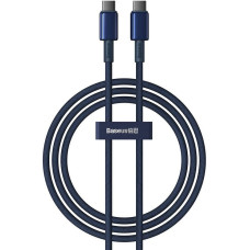 Baseus Cable USB-C do USB-C Baseus Tungsten Gold, 100W, 1m (niebieski)