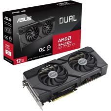 Asus Graphics card Radeon RX 7700 XT DUAL OC 12GB GDDR6 192bit 3DP