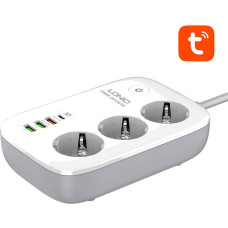 Ldnio Smart Wi-Fi power strip LDNIO SEW3452, Tuya (white)