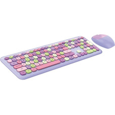 Mofii Wireless Keyboard+Mouse 666 Purple