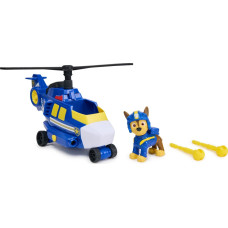 Spin Master Spinmaster Paw Patrol Air Rescue - Chase's police rescue helicopter with missile launcher and Chase toy figure