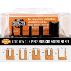 CMT Frēžu asmeņu komplekts 5-gab.S=8mm D=4/6/8/10/20mm Z2 RH, CMT