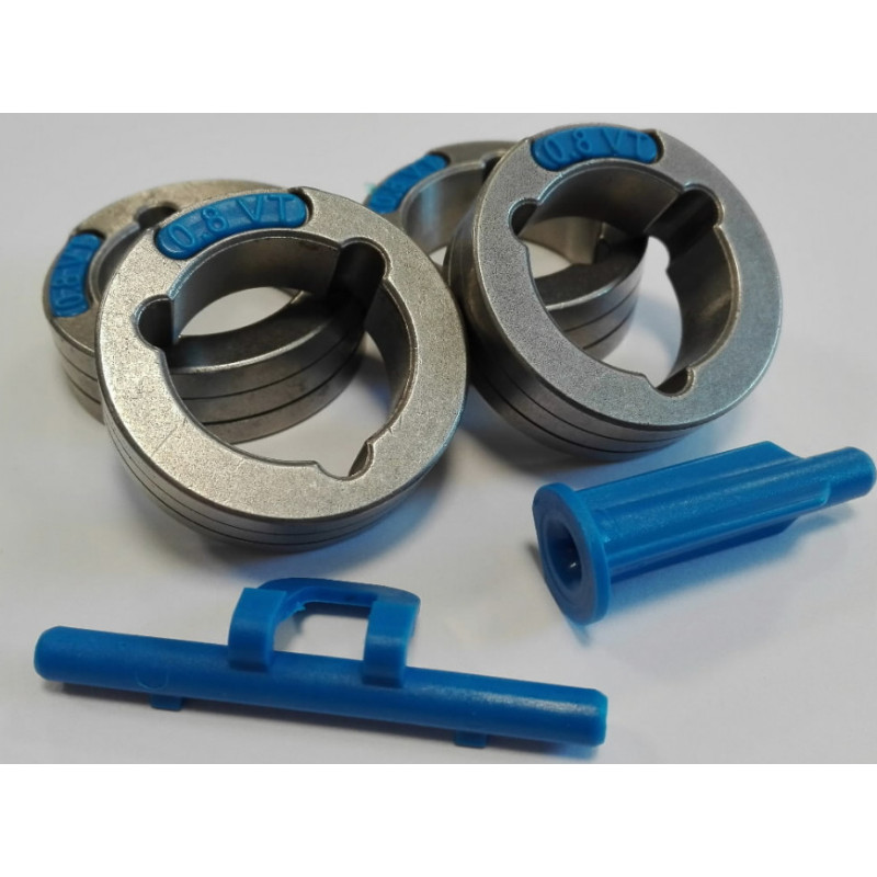 Lincoln Electric Padeves ruļļu komplekts 4gab 0.6-0.8mm, Lincoln Electric