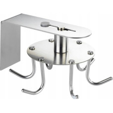 Maximex Wieszak kuchenny ze stali nierdzewnej, obrotowy, 6 haczyków