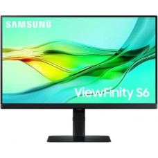 Samsung Monitor 24 inch ViewFinity S60UD IPS 2560x1440 WQHD 16:9 1xHDMI 2xDP(In+Out) 1xUSB-C 90W 3xUSB 3.0 LAN KVM 5ms PinP/PbyP 100Hz HAS+PIV płaski 3YOn-Sit