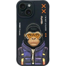 Audi Nimmy case iPhone 15 6.1" black/black Cool&Cute 2.0 Monkey