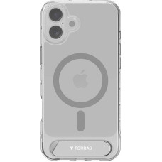 Torras Etui Torras Pstand Series do iPhone 16 Plus (transparentne)