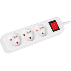 Lanberg Power strip Lanberg PS1 3 sockets 1.5 m white (PS1-03E-0150-W)