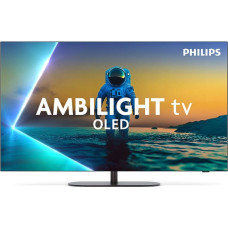 Philips OLED 4K Ambilight TV | 48OLED820/12 | 48 | Smart TV | Google TV | Grey