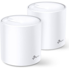 Tp-Link Whole Home Mesh Wi-Fi 6 System | Deco X50 (2-pack) | 802.11ax | 574+2402 Mbit/s | Ethernet LAN (RJ-45) ports 3 | Mesh Support Yes | MU-MiMO Yes | No mobile broadband | Antenna type Internal