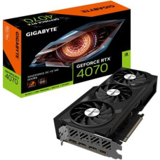 Gigabyte Graphics Card|GIGABYTE|NVIDIA GeForce RTX 4070|12 GB|GDDR6|192 bit|PCIE 4.0 16x|GPU 2490 MHz|Dual Slot Fansink|1xHDMI|3xDisplayPort|GV-N4070WF2OCV2-12GD