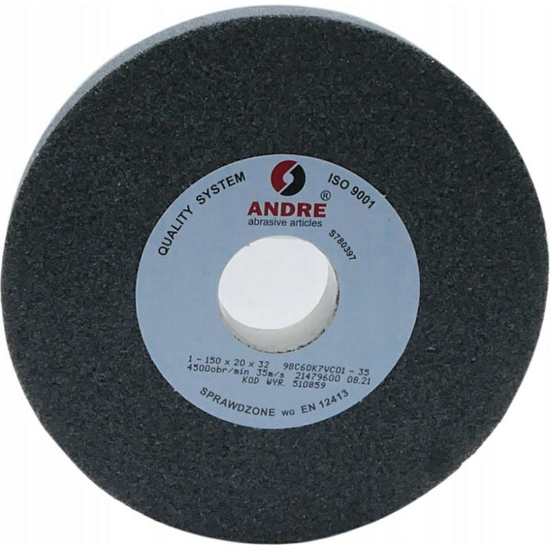 Andre ŚCIERNICA PŁASKA 150mm x 20mm x 32mm 98C60K7VC01-35 CZARNA "TYP 1"