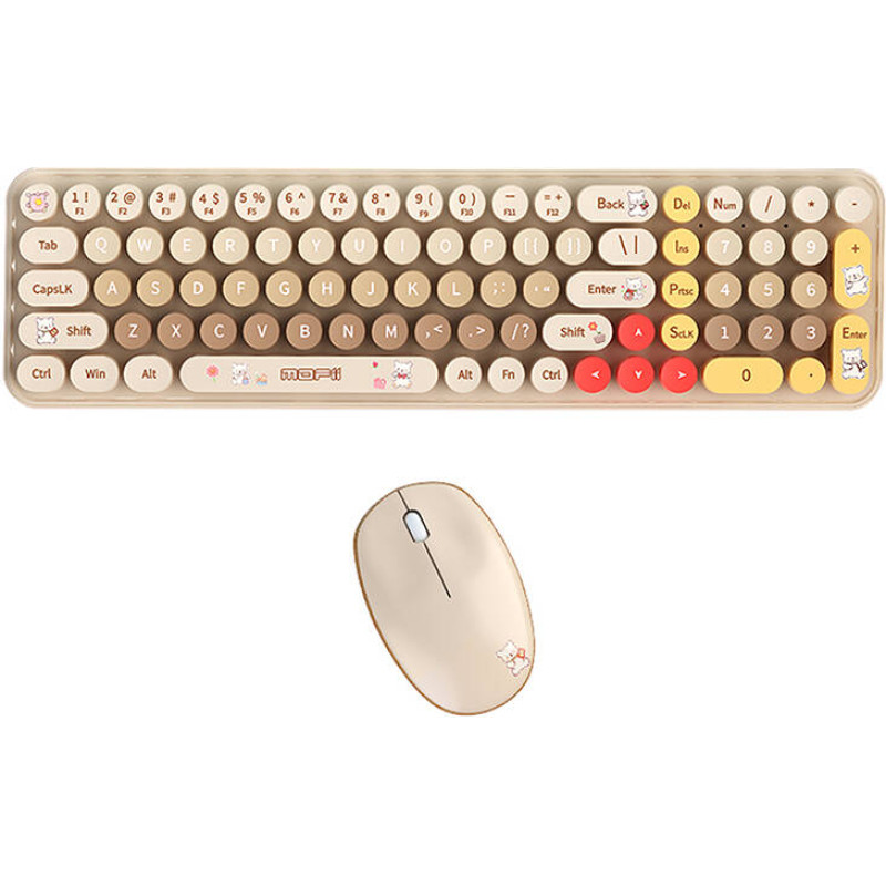 Mofii MOFI Baby Bear Wireless Keyboard + Mouse Set (beige)