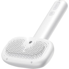 Rojeco hair grooming brush with steam function (white)