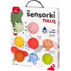 Tullo Piłki sensoryczne bez dziur, pastelowe 8 szt.