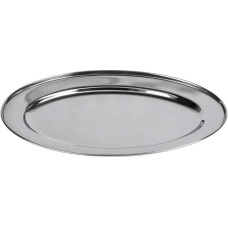 Paplāte ovāla nerūsējošā tērauda 55x38x2.5cm HR-SNS-55OV HEINNER