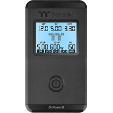Thermaltake Dr. Power III Power Supply Tester, Measuring Device (Black)