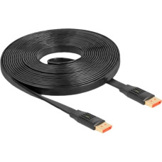 Delock DisplayPort ribbon cable 8K 60Hz (black, 5 meters)