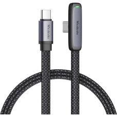 Mcdodo 90 degree cable USB-C to USB-C Mcdodo CA-3360, 65W, 1.2m (black)