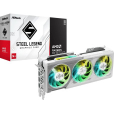 Asrock Karta graficzna ASRock Radeon RX 9070 XT Steel Legend 16GB GDDR6 (RX9070XT SL 16G)