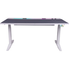 Thermaltake G700 RGB White Gaming Desk, gaming desk (white, RGB LED light bar 16.8 million colors)
