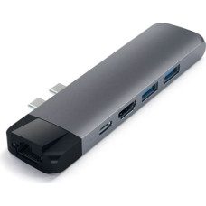 Satechi Type-C Pro Hub 4K HDMI with Ethernet space gray