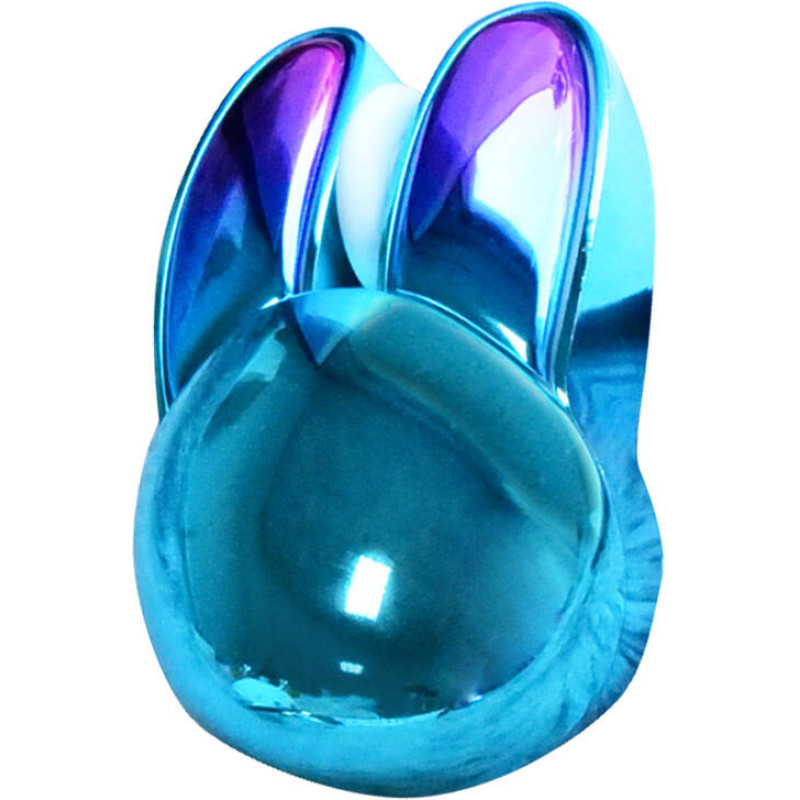 Mofii Wireless+Bluetooth Mouse Rabbit M6DM Chromed (Blue)