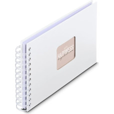 Hama 00009842 foto albums & papīra aizsardzības pārklājums Balts 50 lapas 10 x 15 Spirāles iesējums