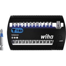 Wiha bit set XLSelector T-Bit 50mm, 13-piece black/blue, PH / TX / H