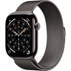 Apple Smartwatch Apple Watch 11 GPS + Cellular 46mm Slate Titanium Milanese Loop M/L Grafitowy  (MFD44MP/A)