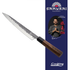 Sashimi nazis 24cm SAMURAI GOURMET ebenkoka un riekstkoka rokturis HR-EVI-RH24 HEINNER