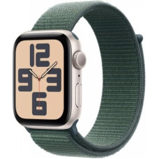 Apple Watch SE GPS 40 mm Starlight Aluminium Case with Lake Green Sport Loop