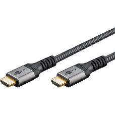 Goobay Plus Ultra High-Speed HDMI Cable, 8K @ 60Hz (gray, 5 meters)