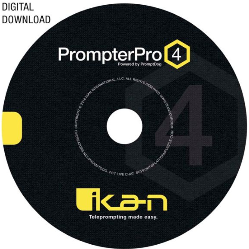 Ikan PrompterPro 4 Software for PC & Mac
