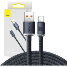 Baseus Crystal Shine cable USB to USB-C, 100W, 2m (black)