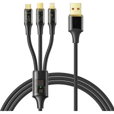 Mcdodo 3in1 USB to USB-C / Lightning / Micro USB Cable, Mcdodo CA-3330, 1.2m (Black)