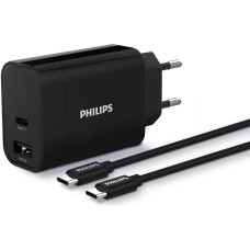 Philips DLP2621C/12 PDA/mobīlo telefonu lādētājs Mobilais telefons, Viedtālrunis Melns AC Ātrā uzlāde Iekštelpas