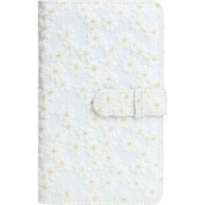 Loveinstant Photo Album For Fujifilm Instax Mini / Xiaomi / Polaroid / Canon / Hp / Kodak / White Embroidery