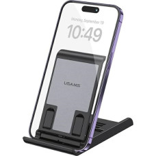 Usams Podstawka Usams USAMS Składany stojak biurkowy na telefon/tablet czarny/black ZJ073ZJ01 (US-ZJ073)