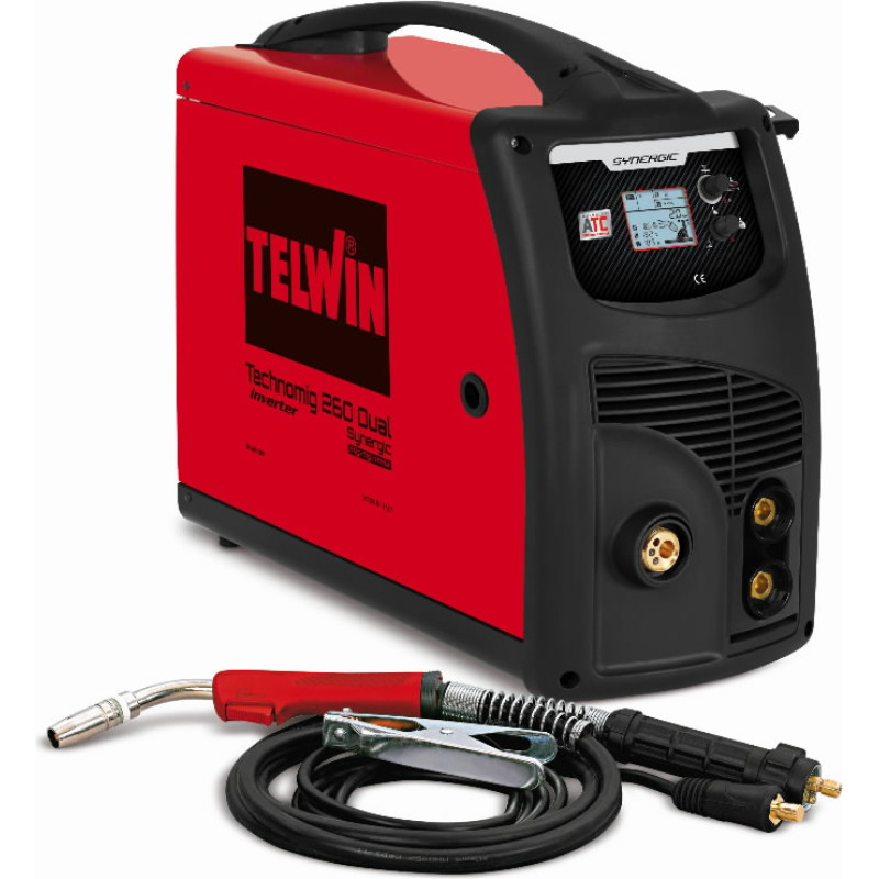 Telwin MIG/MAG metināšanas iekārta Technomig 260 Dual Synergic, Telwin
