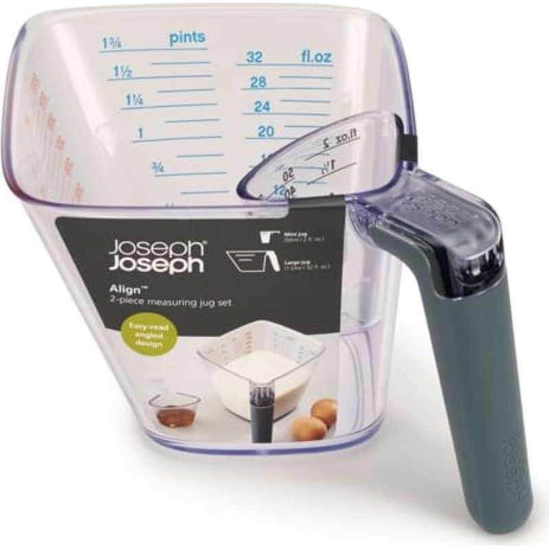 Joseph Joseph Align grau 2-tlg. Messbecher-Set