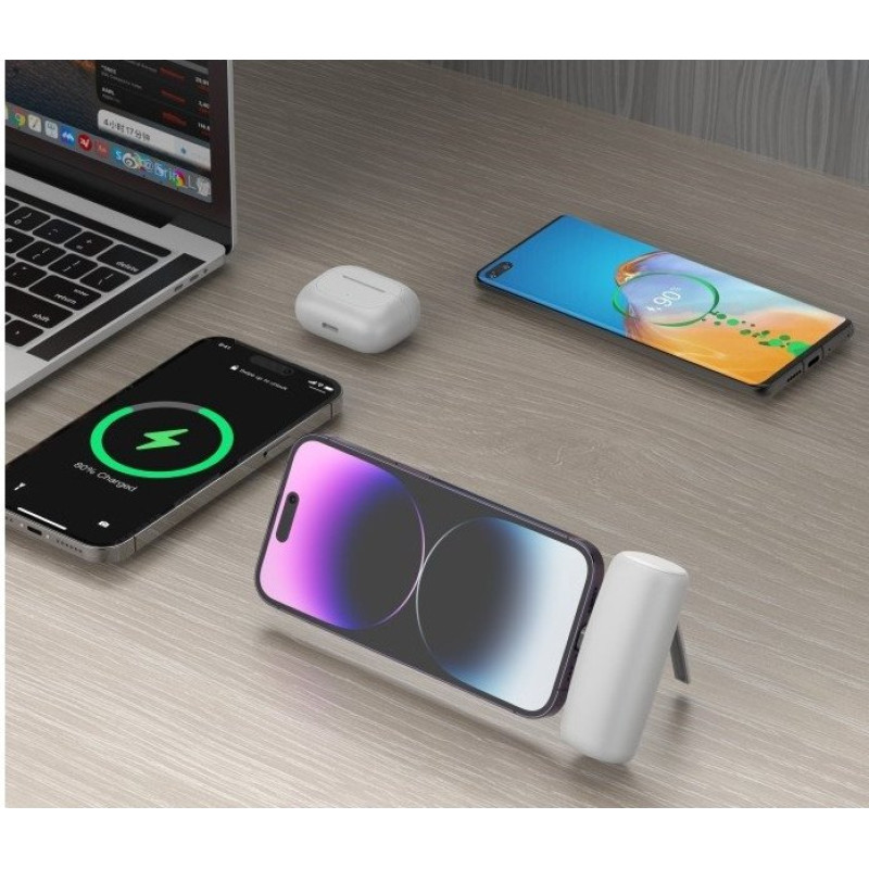 Rebeltec Powerbank P5 PLUG-IN (5 000mAh 10W) bezpośrednie podpięcie do telefonu za pomocą złącza USB-C